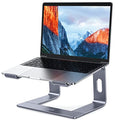 BESIGN LS03 Aluminum Laptop Stand, Ergonomic Detachable Computer Stand, Notebook Holder Compatible with MacBook Air Pro, Dell, HP, Lenovo More 10-15.6" Laptops, Space Gray - color: D-Space Gray
