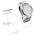 2 PCS Acrylic Watch Display Stand Clear Single Watch Holder Display Portable C Shape Single Bracelet Holder Organizer Storage Rack Jewelry Stand for Men Women Store Home Bedroom Office Desk Selling