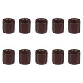 Mega Candles 10 pcs Brown 1/2 Inch Diameter Ceramic Chime Ritual Spell Candle Holders, Great for Casting Chimes, Meditation, Rituals, Spells, Vigil, Witchcraft, Wiccan Supplies - color: Brown, size: 10 Pieces