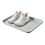iDesign Waterproof Under Sink Tray for Kitchen, Bathroom, or Laundry Room - Set of 2 - Gray - color: Gray