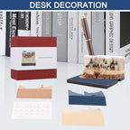 3D Calendar 2026 3D Memo Pad Hand Torn Construction Paper Sculpture Artwork,Exquisite Creative Non-Stick Sticky Note DIY Post Notes, Cards for Office Home Gifts Ornaments