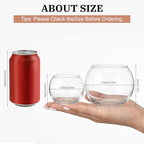12pcs Clear Round Glass Vases Bowl Flower Vase,3.7"W X3.1"H Set of 6pcs Globe Vase 2.6”W X 2”H Set of 6pcs Candle Holder,Bud Vases in Bulk for Centerpieces,Party Decor,Table Decoration and Home Decor