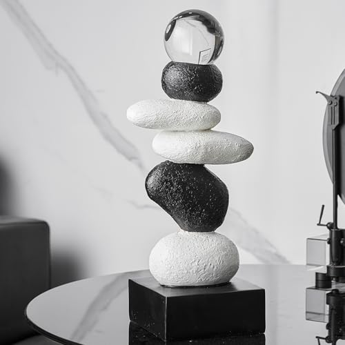 Art Stone Sculptures Home Decor - Modern Bookshelf & Desk Decor
