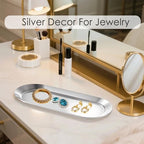 Stainless Steel Perfume Tray, Silver, 12" - 2 Pack - color: Silver, size: 12"