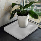 Silicone Organizer Tray for Kitchen Sink and Bathroom, Dishwasher Tray, Versatile Bathroom and Drawer Organizer Trays, Non-Slip Countertop (White) - color: White