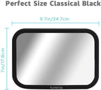 Funbliss 2-Pack Baby Car Mirror - Shake-Proof & Shatterproof, 360° Adjustable Angle, Clear Wide View for Rear-Facing Infants, Easy Install, Perfect Baby Travel Gear & Carseat Accessories - color: 2PACK