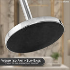 Luxury Hand Towel Holder Stand with Heavy Base, SUS 304 Stainless Steel Towel Rack, T-Shape, Freestanding Towel Stand for Bathroom Vanity or Kitchen Countertop, Waterproof Counter Organizer - color: Stainless Steel