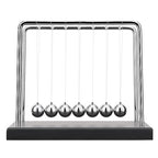 QLKUNLA Newtons Cradle Balance Balls Science Physics Gadget Desktop Decoration Kinetic Motion Toy for Home and Office(7 Beads) (7 Beads)