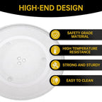 16.5" Microwave Glass Turntable Plate, 16.5" / 42cm Microwave Tray Replacement Glass Plate, Glass Tray Replacement for LG, GE, Magic Chef, Hotpoint, Panasonic, Kenmore, etc - size: 16.5"