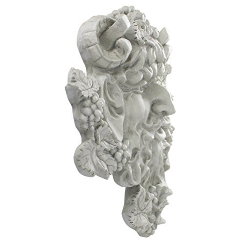 Design Toscano Bacchus, God of Wine Greenman Wall Sculpture: Large - size: Large, 19 Inch