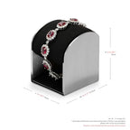 Oirlv Gold Metal & Microfiber Bracelet Display Stand, Luxury Jewelry Holder, Part of a Complete Jewelry Display Set - style: TT16505