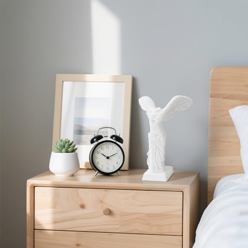 5 Inch Winged Victory of samothrace Statue, Resin White Art Greek & Roman Mythology Classical Goddess Winged Victory Sculpture for Home Decor,Goddess of Victory Samothrace Statue - style: Samothrace Statue