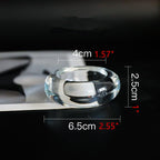 2 Pcsc Tealight Candle Holder - Chunky Glass Votive Candle Holder for Wedding Party & Home Decor (Round)