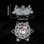 Crystal Flower Jewelry Tray, Luxury Transparent Decorative Trinket Dish for Rings, Earrings, Necklaces, Keys for Vanity Dresser Nightstand, Elegant Gift for Women Mother's Day (1, 4.4"(w) - Clear) - size: 4.4"(w) - Clear