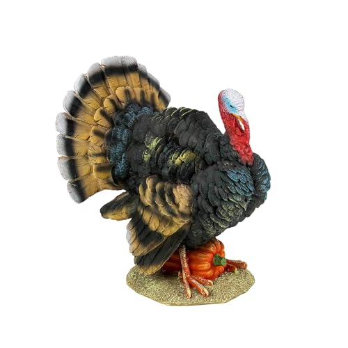 Design Toscano QM2373100 North American Turkey Statue,full color,Small