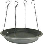 Bird Seed Catcher Tray Platform Feeder Hanging Tray Fits Most feeders Catches Most Falling Seed and Husk Great for Attracting Birds Outdoors, Backyard, Garden - Black