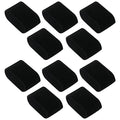 10 Pack Velvet Bracelet,Watch Pillow Jewelry Exhibition (black)