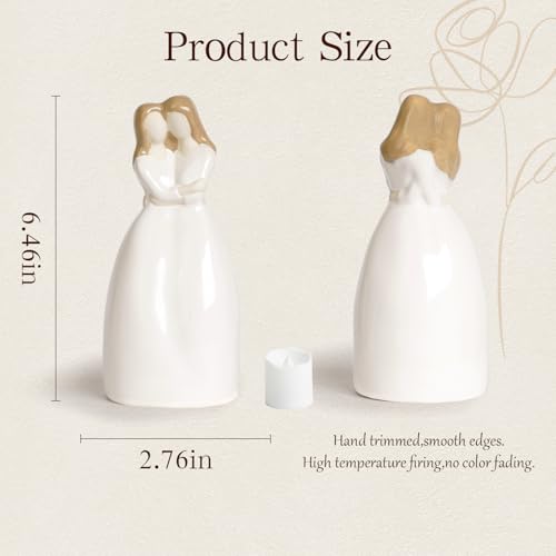 Sister Gifts, Best Friend Birthday Gifts for Women, Friendship Gifts for Women, Bestie Gift for Woman, Ceramic Sister Figurine - color: Sy0241