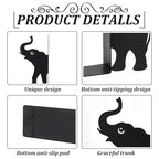 Geelin Elephant Metal Bookends Set of 2 Styles Book Ends for Shelves Bookshelf Home Office Desk Bookshelf Decor Gift for Elephant Lovers and Reading Enthusiasts - style: Elephant