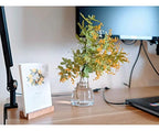 Holmegaard Flora Vase Medium Neck, Clear, 4.7" H x 3.3" D, Designed by Less Limits v/Louise Campbell, Gift Box Included - color: Transparent, size: 9x9x13.2