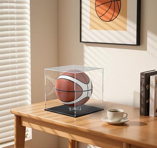 Acrylic Ball Holder 3-Pack, Small Size for Baseball, Softball & Golf Ball; Medium & Large Size for Basketball, Soccer, Volleyball; Horizontal Size for Rugby and Football - style: Medium - 3.54 x 1.3 inch