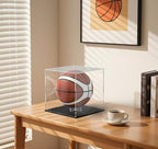 Acrylic Ball Holder 3-Pack, Small Size for Baseball, Softball & Golf Ball; Medium & Large Size for Basketball, Soccer, Volleyball; Horizontal Size for Rugby and Football - style: Medium - 3.54 x 1.3 inch