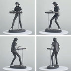 HAUCOZE Musician Statue Music Figurine Gift Home Decor Table Centerpiece Sculpture for Piano Studio Bedroom Polyresin 10 Inch