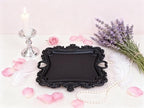 khtumeware 1 Pack Jewelry Dish Matte Black Jewelry Trays ideal for holding jewelry rings and small trinkets. - color: Matte Black