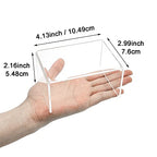 Cerpourt 2 Sets Acrylic Display Risers(3",4",5") Clear Product Stand,Cupcakes Holder Dessert Transparent Showcase Stands, Candy Bar Risers, Lifts for Figures
