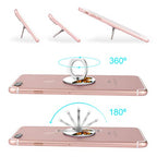 Bonoma Finger Ring Stand, 3 Pack Butterfly 360 Degree Rotation Phone Ring Stand Grip Holder Compatible with Smartphones and Tablets - color: Butterfly