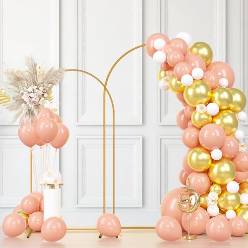 7.2 FT Arch Backdrop Stand, Balloon Arch Stand, Metal Background Arch Stand, Backdrop Arch Frame, Wedding Arch for Backdrop - size: 7.2 FT (1 Pack)