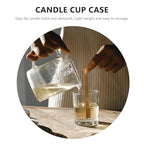 DOITOOL 100 Pcs Aluminum Tea Lights Cups, Round Empty Case Candle Wax Containers Candleholder, Metal Tea Light Tins with 100 Pcs Candle Wicks for Christmas Wedding Holiday Table Decoration