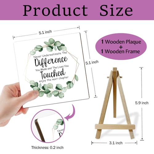 Office Decor for Women, Cute Desk Accessories, Never Underestimate The Difference You Made Inspirational Desk Decor, Funny Office Gifts for Coworkers, Boho Office Cubicle Decor (MP05) - color: MP05