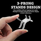 Bonsicoky 24 Pcs Acrylic Easel Display Stands - Versatile Acrylic Holders for Showcasing Crystal Geodes, Rocks, Minerals and Treasured Collectibles - Small Size - style: 24 Pack - Small Size
