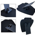 12 PCS Black Velvet Necklace Display,Jewelry Display for Selling and Shows,Necklace Easel Stand,Collapsible Jewelry Bust Display Stand