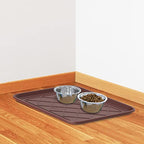 All Weather Boot Tray - Small Water Resistant Plastic Utility Shoe Mat for Indoor and Outdoor Use in All Seasons by Stalwart (Brown) - color: Brown
