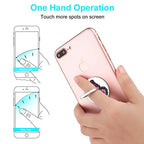 Bonoma Finger Ring Stand, 3 Pack Butterfly 360 Degree Rotation Phone Ring Stand Grip Holder Compatible with Smartphones and Tablets - color: Butterfly