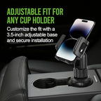 Cellet Car Phone Holder Mount, Car Cup Phone Holder Mount, Compatible with Apple iPhones, Samsung Galaxy, Motorola Moto Google Pixel Smartphones (Fits for Tesla Model 3 Y S X) 6.5-Inch - style: Height - 6.5 in