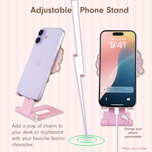Sonix x Sanrio Character Phone Stand | Adjustable Cell Phone Holder, Desk Stand, Dock | My Sweet Piano - color: My Sweet Piano