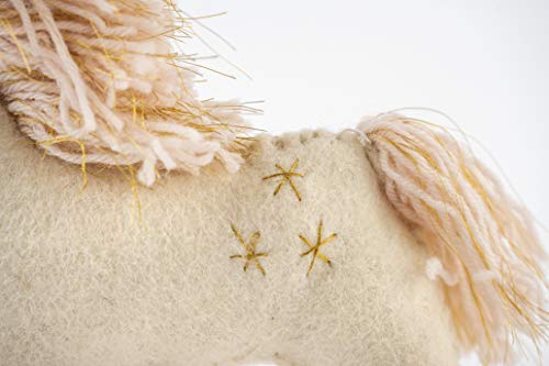 Mud Pie Unicorn Bookend, 8" x 8" x 4 1/2", Multicolor