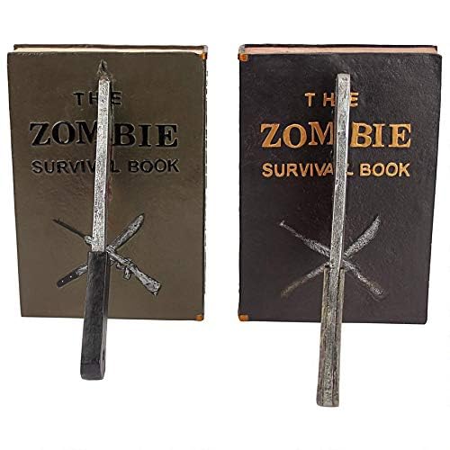 Design Toscano Dead Read, Bloody Zombie Sculptural Bookends, 11 inch - style: Dead Read, Zombie