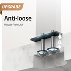 KES Standing Towel Rack, 2-Tier Towel Racks for Bathroom Freestanding with Marble Base, Upgrade Steady Design, SUS304 Stainless Steel Matte Black, BTH217-BK - color: White Marble & Black Bar, size: 33” H (2-tier)