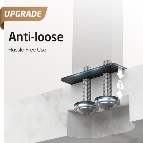 KES Standing Towel Rack, 2-Tier Towel Racks for Bathroom Freestanding with Marble Base, Upgrade Steady Design, SUS304 Stainless Steel Matte Black, BTH217-BK - color: White Marble & Black Bar, size: 33” H (2-tier)