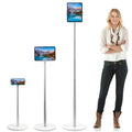 OATSBASF Heavy-Duty iPad Floor Stand - 66.1" Height-Adjustable Universal Tablet Holder, Overhead Bed Stand Fits 4.7-12.9" iPad Pro/Air/Mini, Kindle & Cell Phones