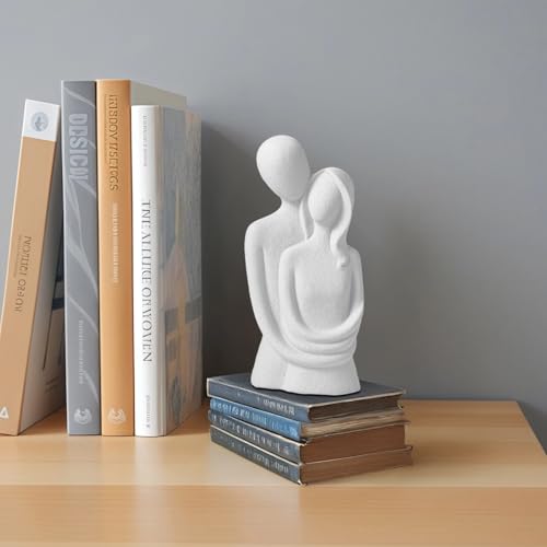 Modern Abstract Resin Thinker Figurine, Minimalist Sculpture For Living Room, Bedroom, And Office Shelves