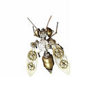 Mechanical Metal DIY 3D Bumblebee Model Kits Puzzle for Adults Insect Brass Puzzle Steampunk Electric Mechanical, Assembly DIY Gift Craft Hobby for Men (Bumblebee) - style: Bumblebee