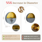 Gold Wall Sconces Set of Two: Flameless Candle Sconces Night Light for Indoor Livingroom Bedroom - Metal Sunrise Decor Wall Candle Holder with Tealight for Hallway