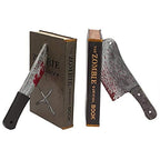 Design Toscano Dead Read, Bloody Zombie Sculptural Bookends, 11 inch - style: Dead Read, Zombie