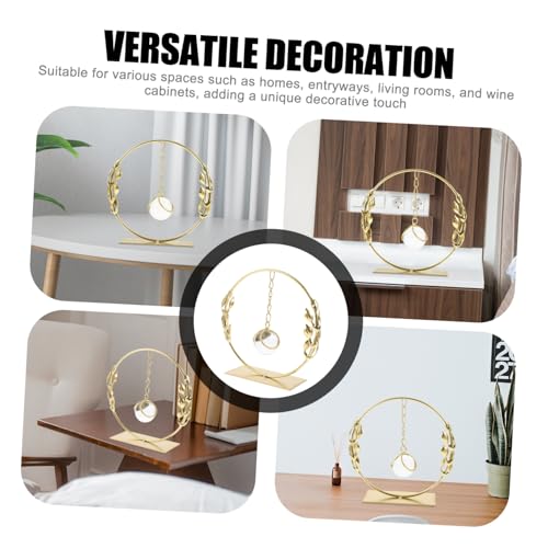 Unomor Crystal Decor for Living Room Home Decor Decorative Objects Grey Tabletop Ornament