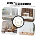 Unomor Crystal Decor for Living Room Home Decor Decorative Objects Grey Tabletop Ornament